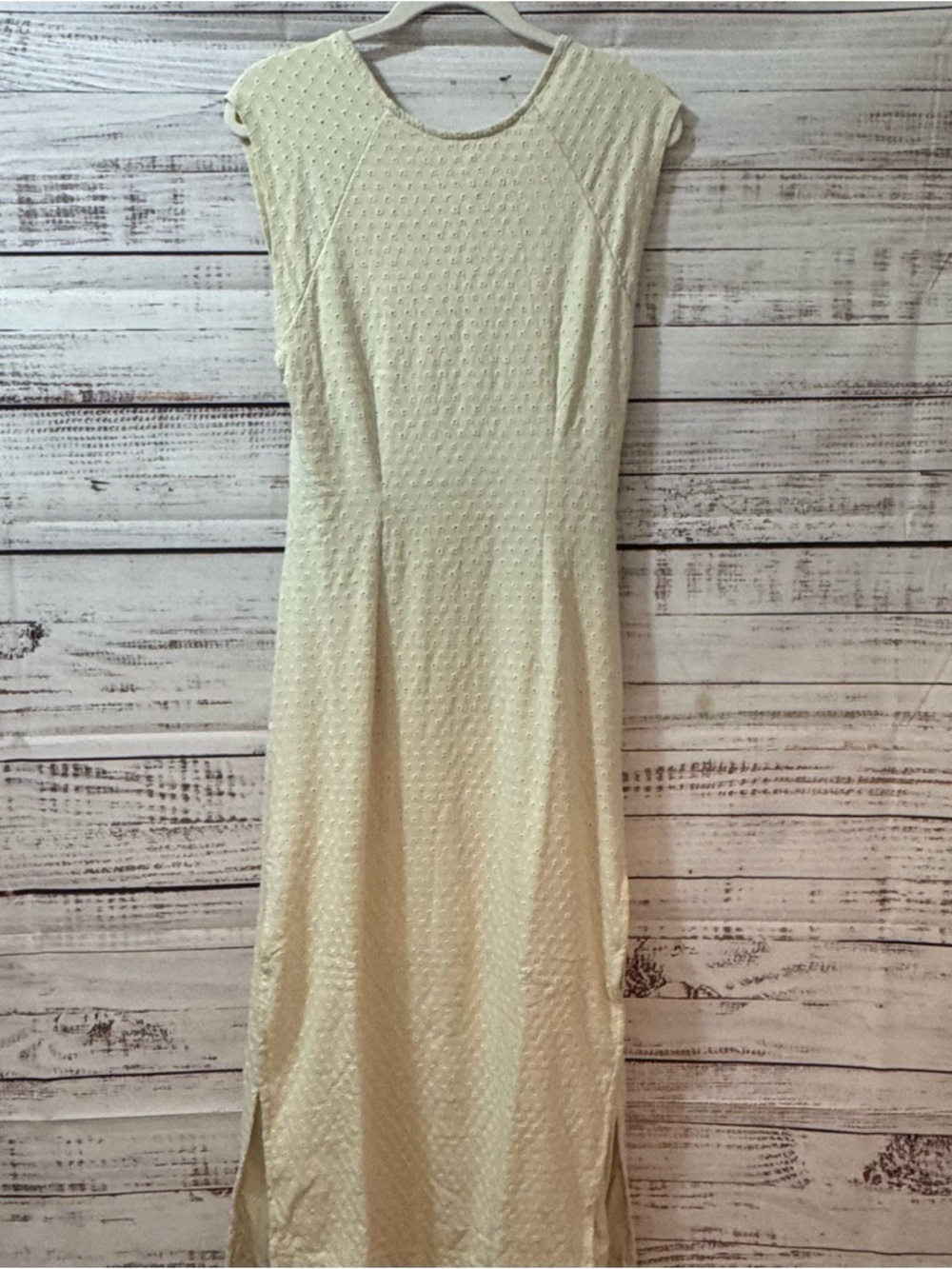 Free People Eventide Sleeveless Eyelet Midi Dress - Picture 1 of 7